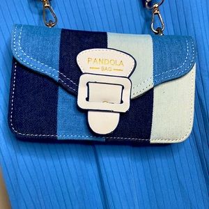 Jean Print Pandola Purse